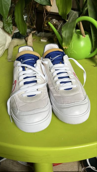 Мокасины nike белые мужские