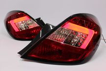 Lampy tylne tył OPEL CORSA D r.06-14 5D LED BAR NEON Czerwone RED NOWE