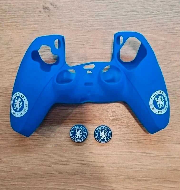 Silikonowe etui antypoślizgowe pad kontroler Playstation Chelsea FC