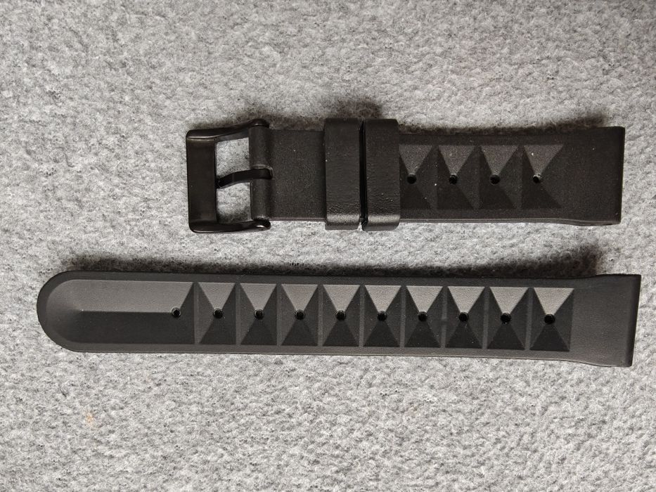 Pasek do zegarka  hemdallar silikonowy 20mm czarny