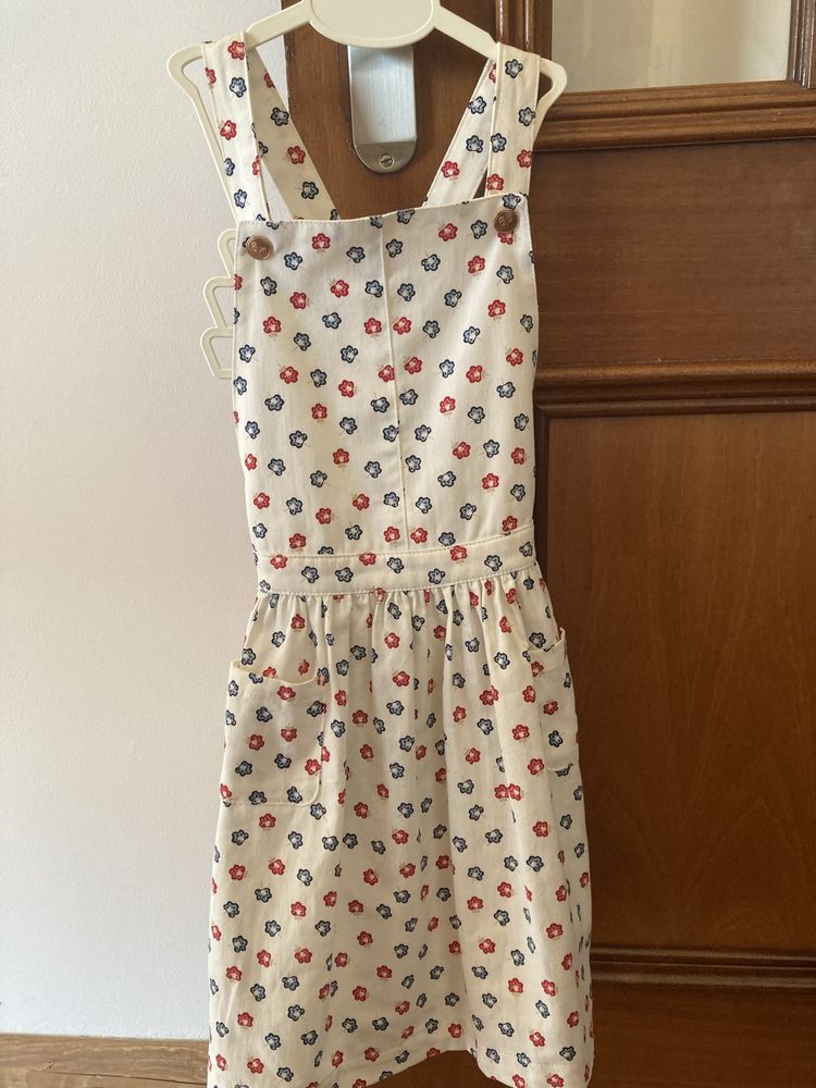 VESTIDO-JARDINEIRA Sergent Major 6 anos Novo