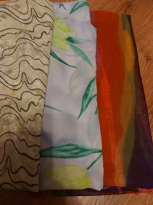 Отрезы и остатки различных тканей