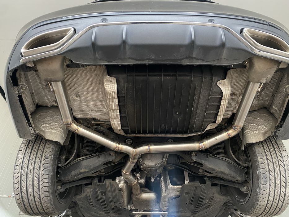 Wydech koncowy w205 przelot stal nierdzewna p&p