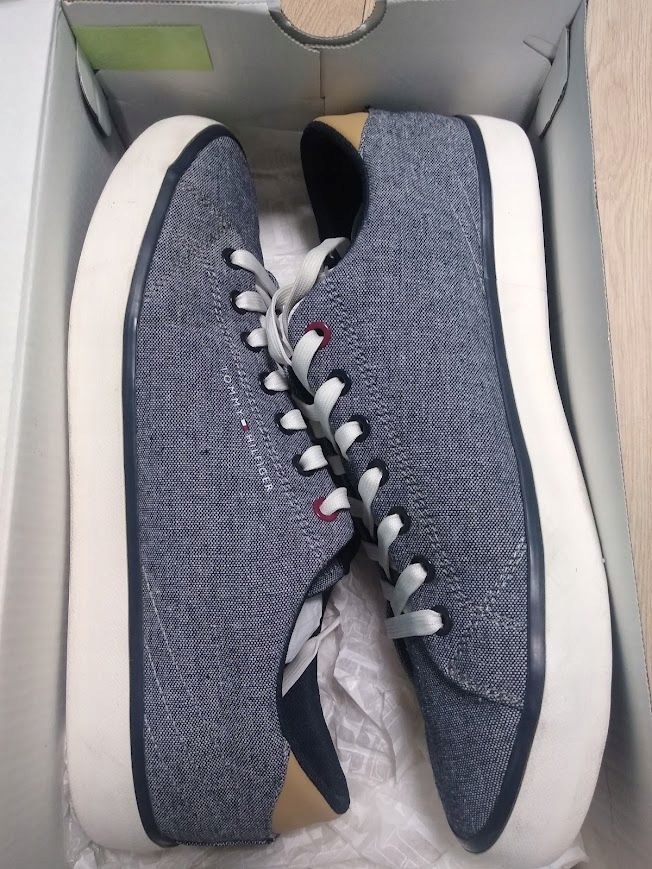 Tommy Hilfiger 44 Buty Męskie Th Hi Vulc Low Chambray Fm0Fm04945 T127