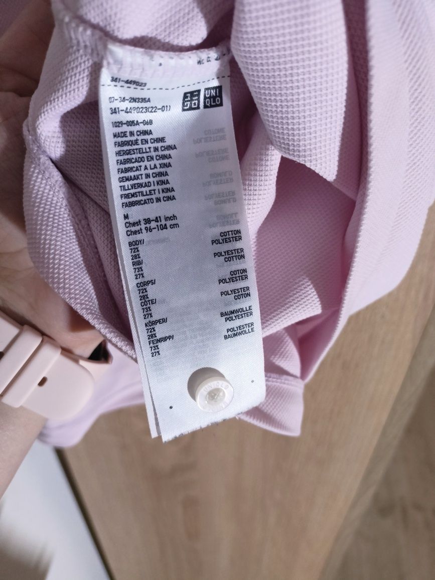 Koszulka męska polo Uniqlo. Rozmiar M. T-shirt z kołnierzykiem. 
Stan