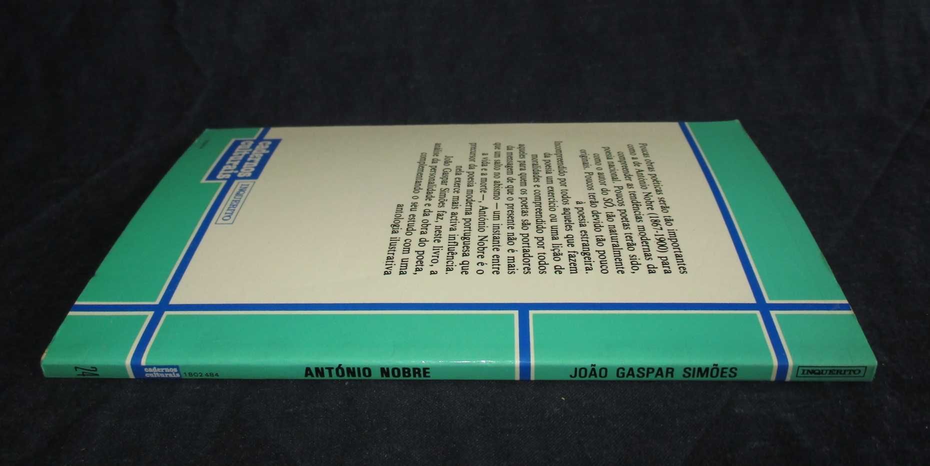 Livro António Nobre Precursor da Poesia Moderna João Gaspar Simões