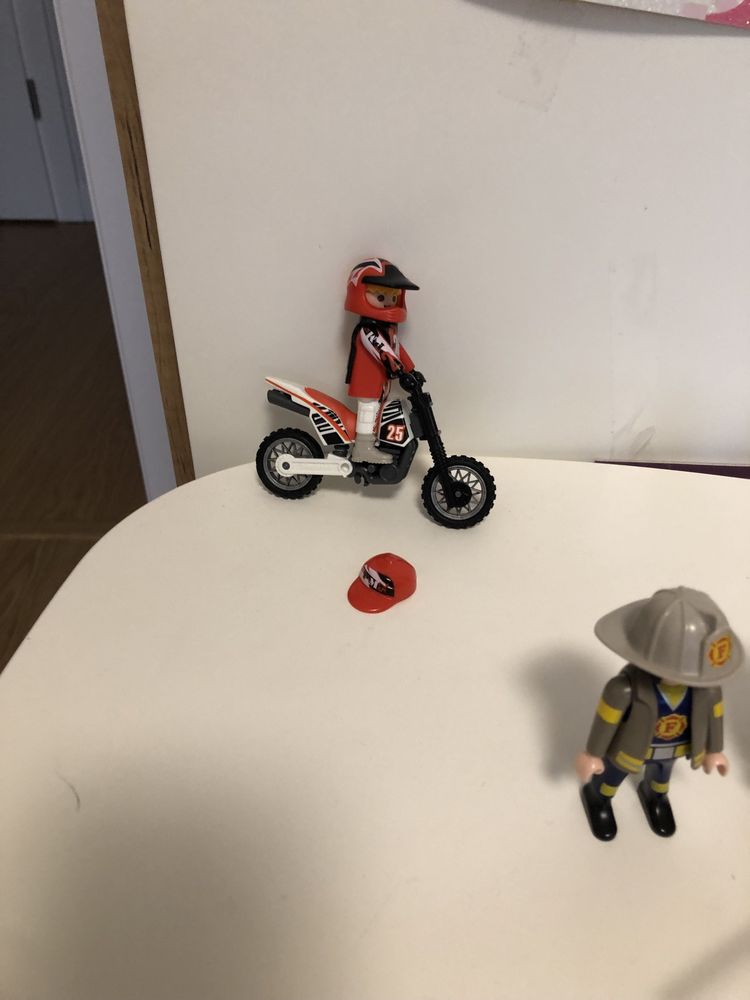 Playmobil strazacy i agenci specjalni, motorcross gratis