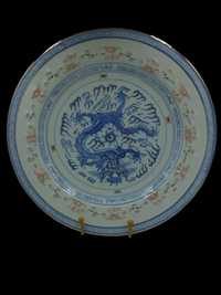 Talerz patera porcelana ryzowa Chiny B04/010778