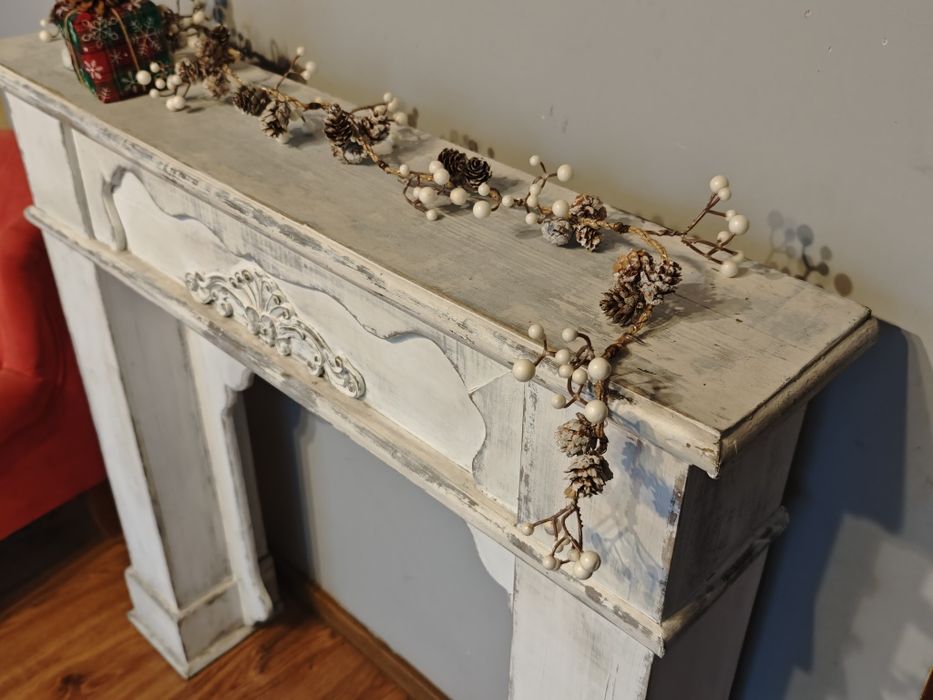 Kominek atrapa portal kominkowy retro