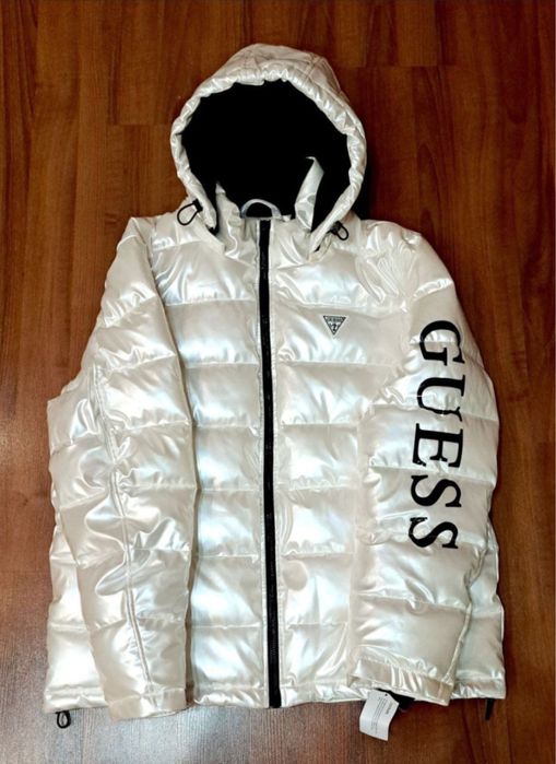 Оригінальна чоловіча куртка пуховик Guess