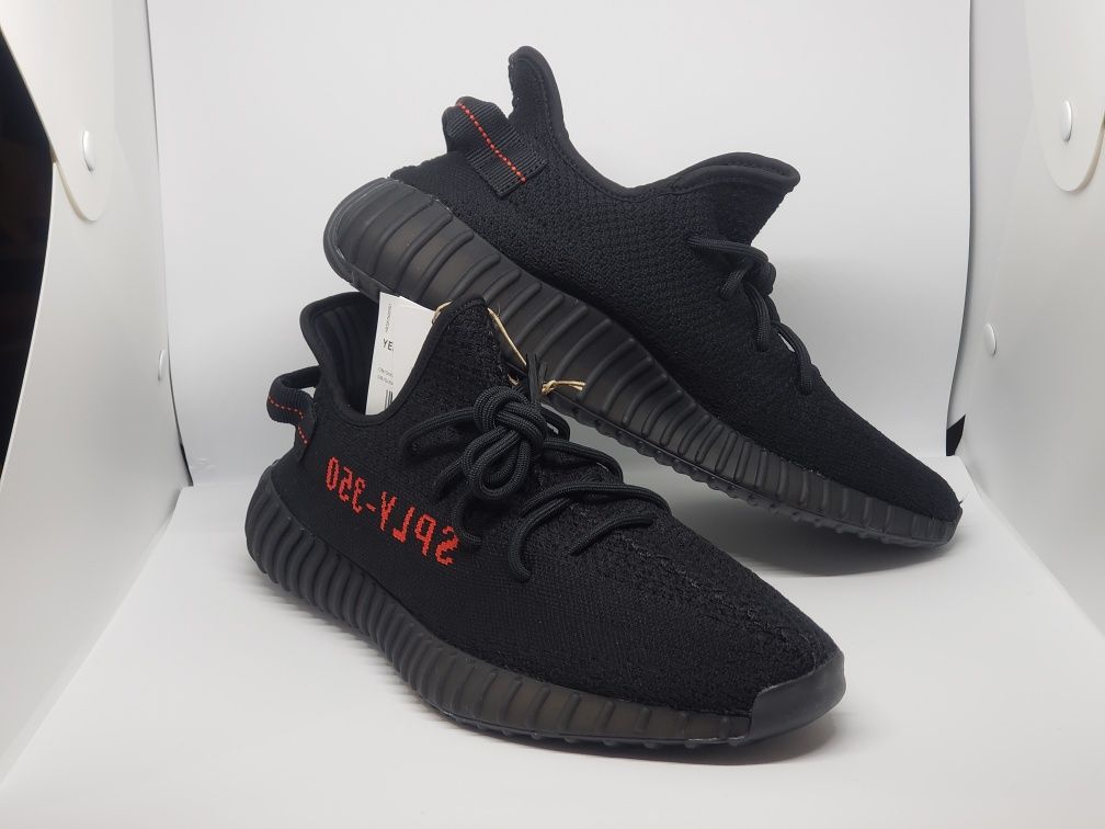 NOWE 38 5.5 Yeezy Boost 350 V2 BRED Wiele Rozmiarów Black Red DSWT Ory