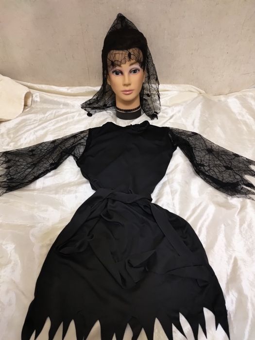 Strój czarownica  czarodziejka pajęczarka  rozmiar 4/6