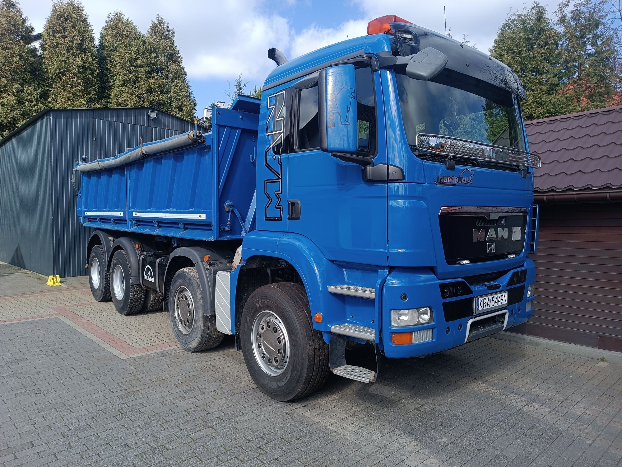 Man tgs tga 35 440 8x4 wywrotka meiller kipper