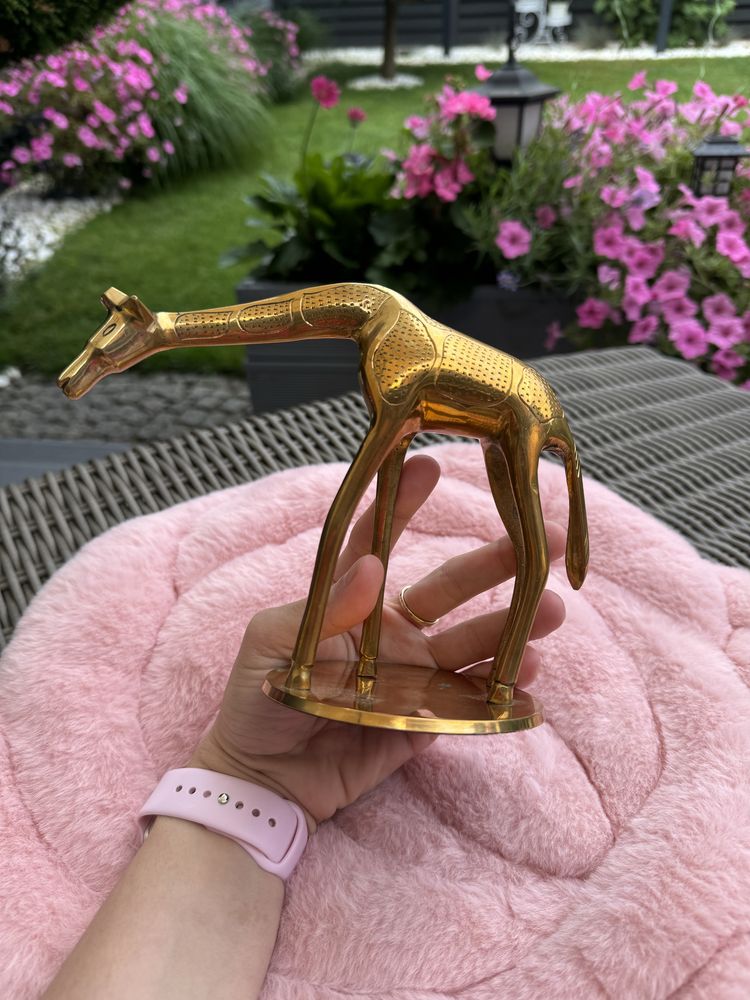 Zara Home, piękna żyrafa z mosiądzu