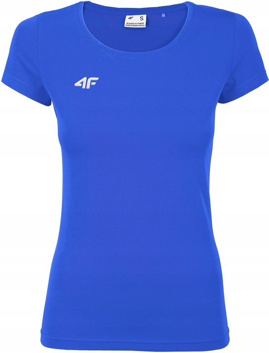 4f T-shirt Damska Koszulka Niebieska Tsd001b R. Xl