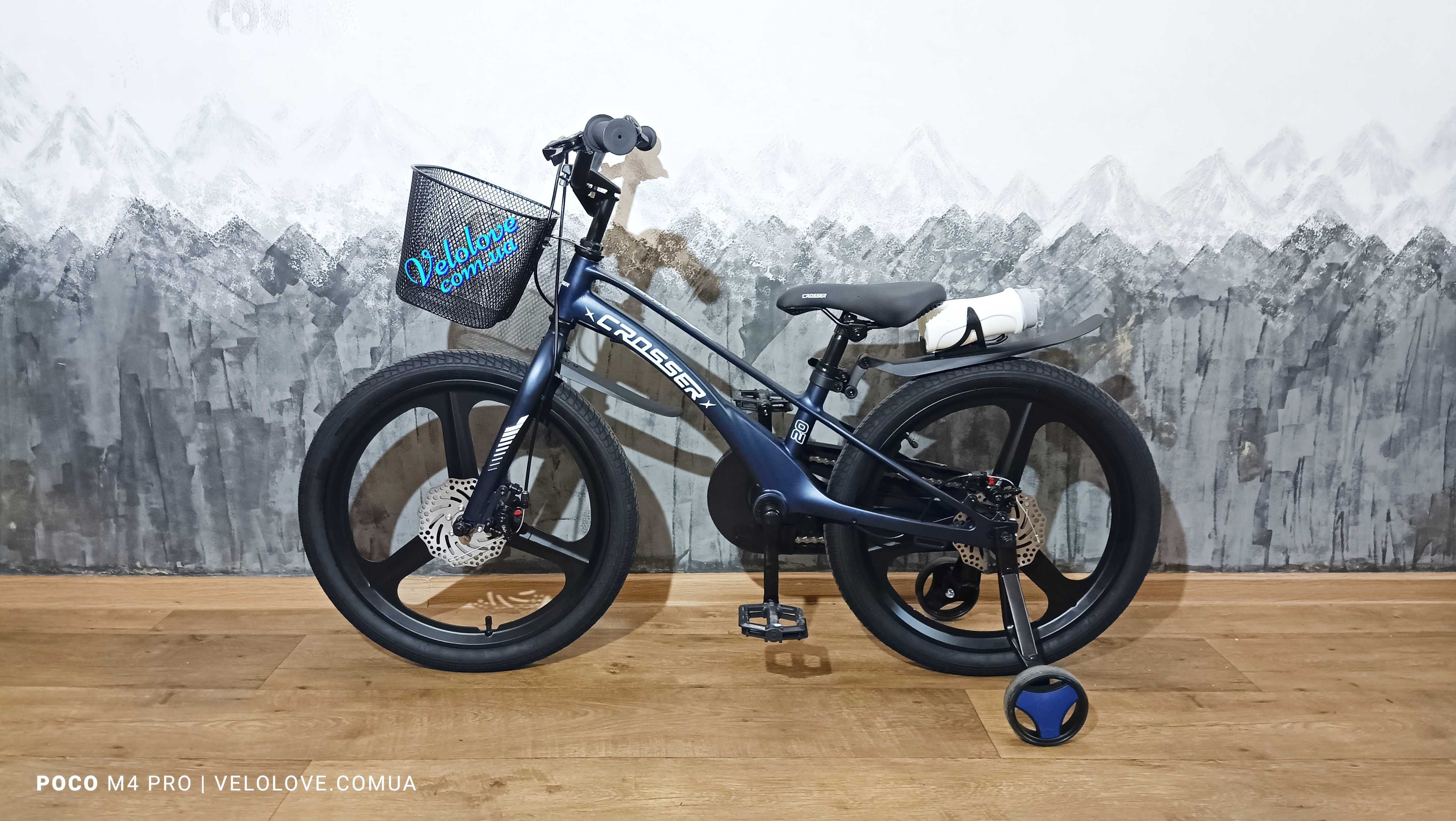 НОВЫЙ Детский легкий магниевый велосипед Crosser, колеса 16" и 20"