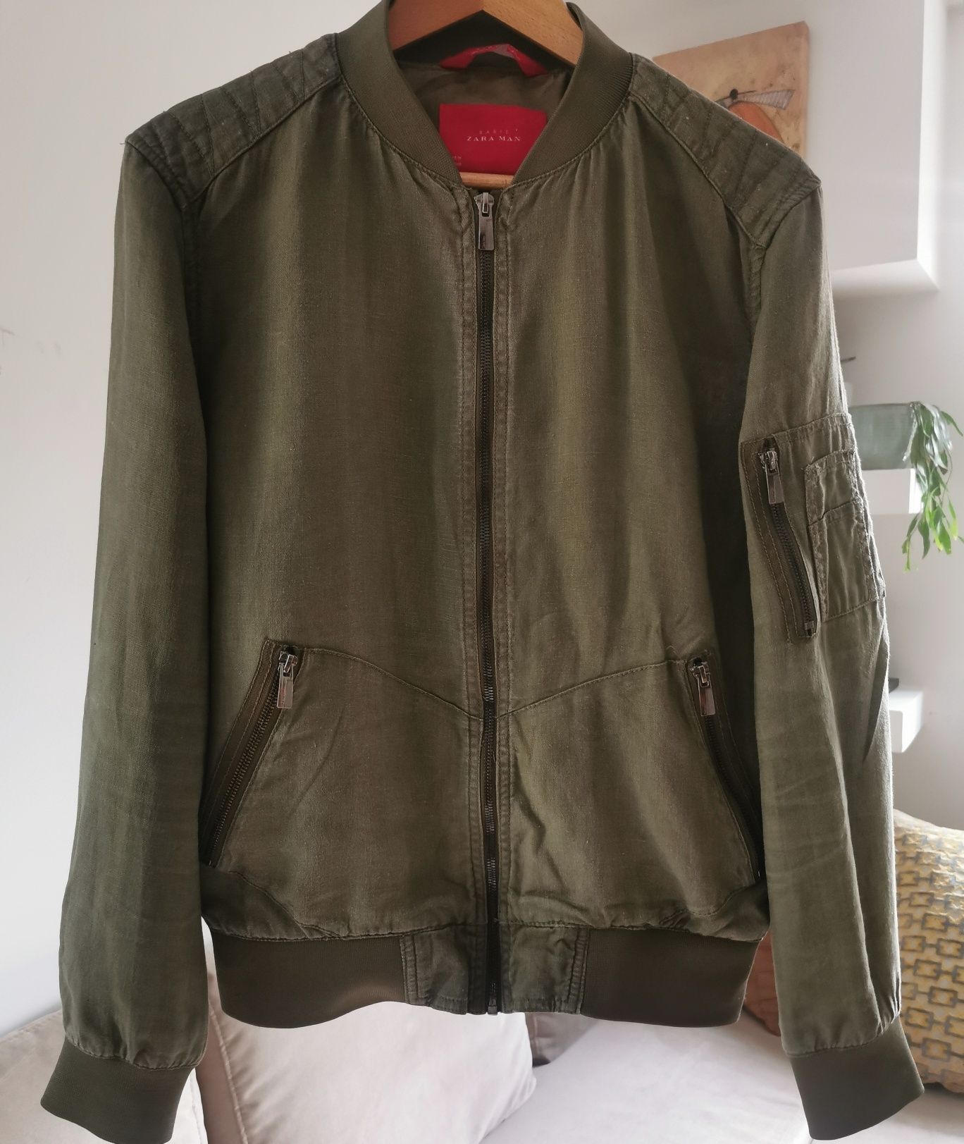 ZARA  kurtka bomberka  kol. khaki  R M