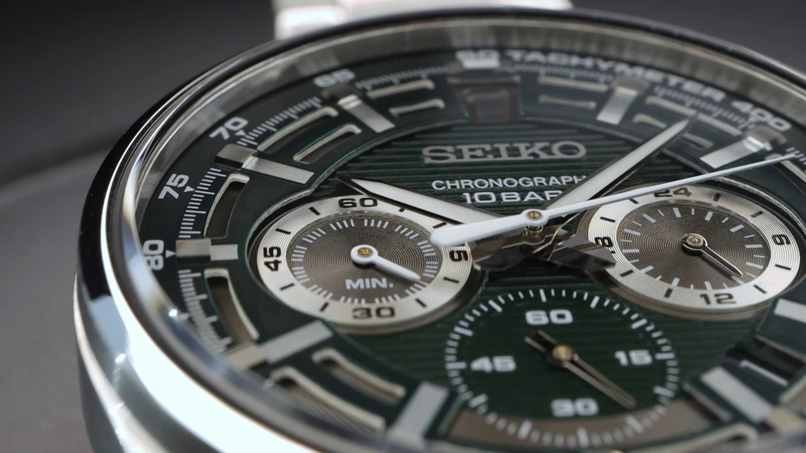 Оригинал! Часы мужские Seiko SSB405P1 хронограф годинник 100М