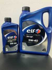 Elf 5w40 evolution NF 4L+1L VW nowy + filtr