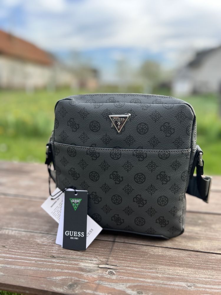 Сумка чоловіча Guess Torino HMTOLO P4258 Чорний