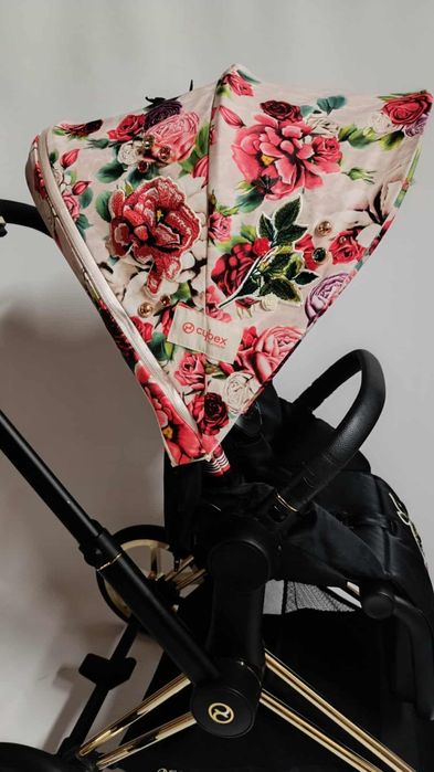 Cybex Priam 4.0 spring blossom light wózek dla dziewczynki