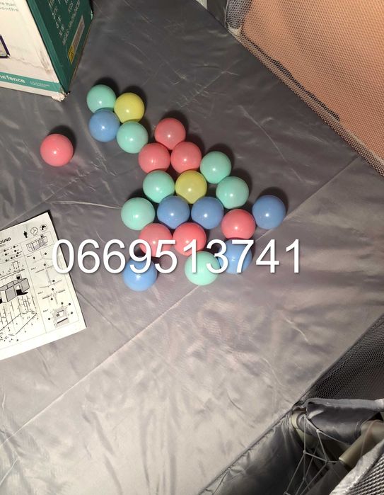 Великий Манеж для дітей дитячий майданчик ігровий з кульками 20 шт