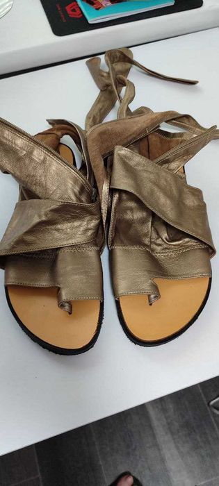 Женские кожанные сандали