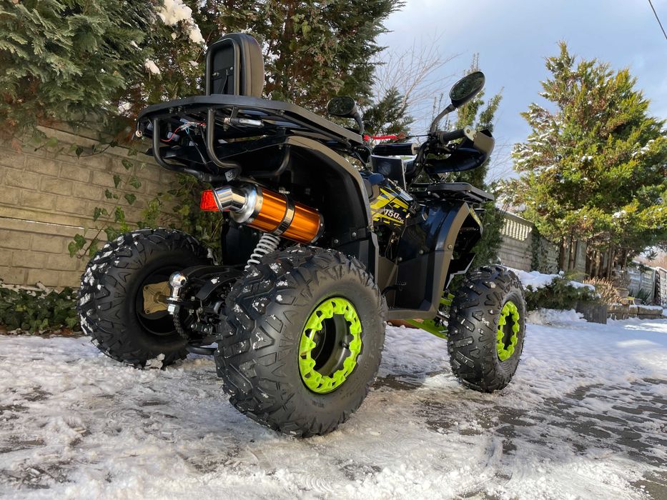 DUŻY QUAD 150 cc Pelikan Rugby NAJMOCNIEJSZY Ledy Hak Raty Dostawa