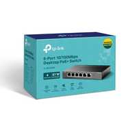 Новый 6-портовый свитч Tp-Llnk TL-SF1006P, 4 с Poe 67 Вт ver. 1.0