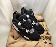 Buty meskie Mokasyny Jordan 4_Retro_White_Thunder R.41