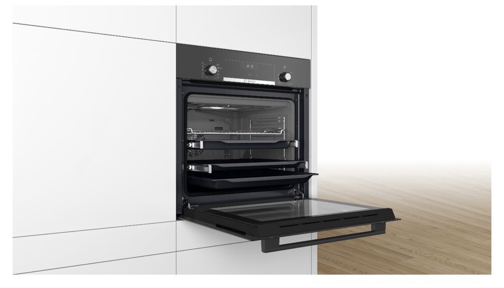 Вбудована духова шафа Bosch HBJ558YB3Q чорна