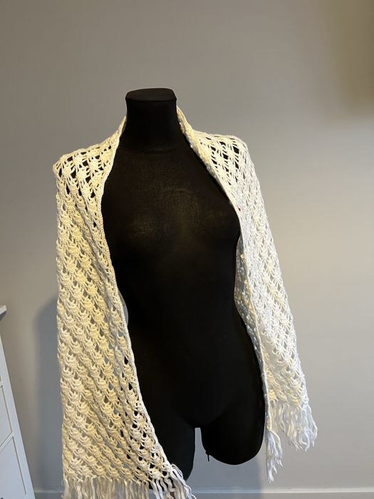 Вязаний шарф шаль ручної роботи