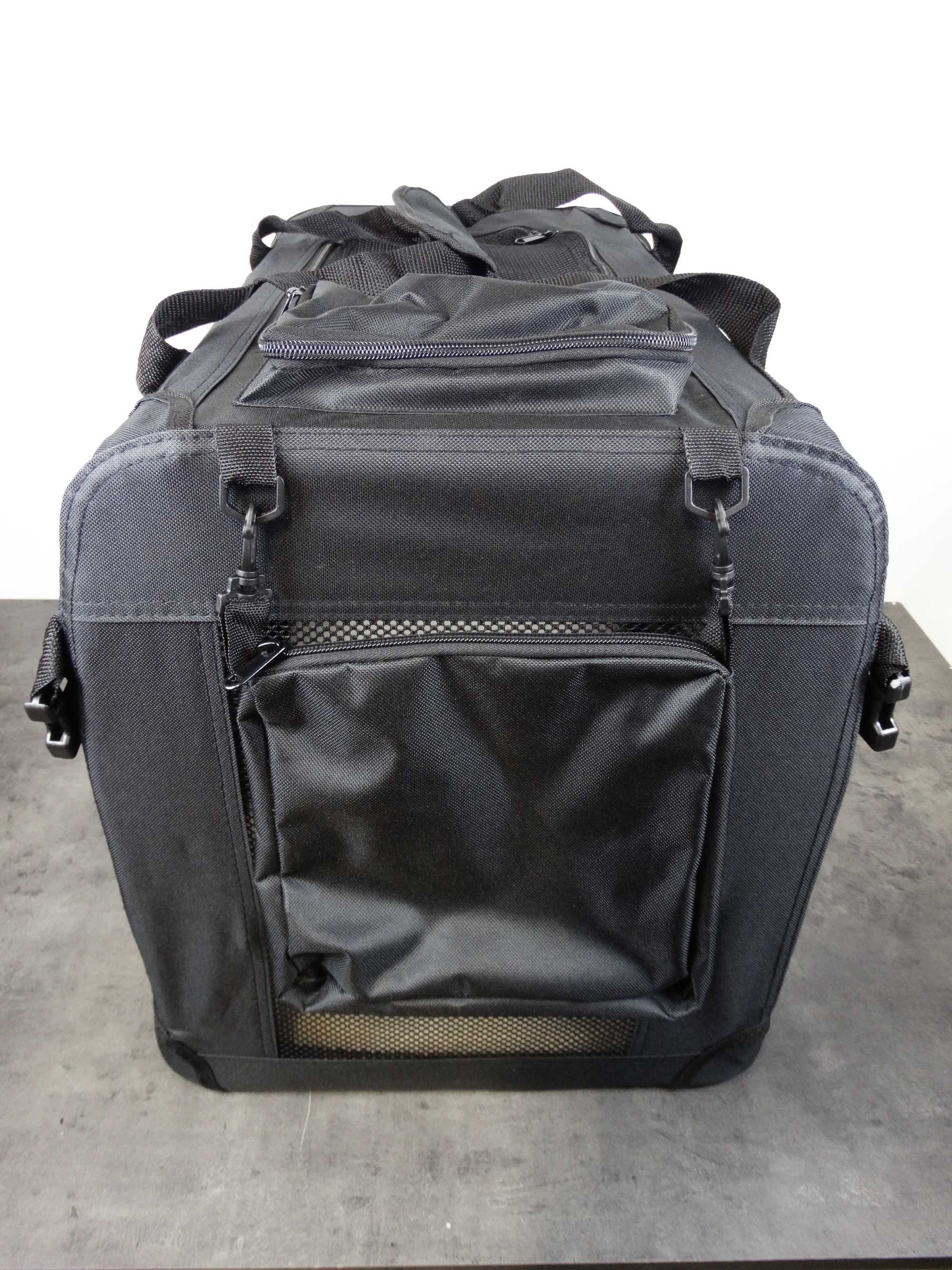 Lionto Torba dla psa, składana torba dla psa M, 60x42x44 cm, czarny