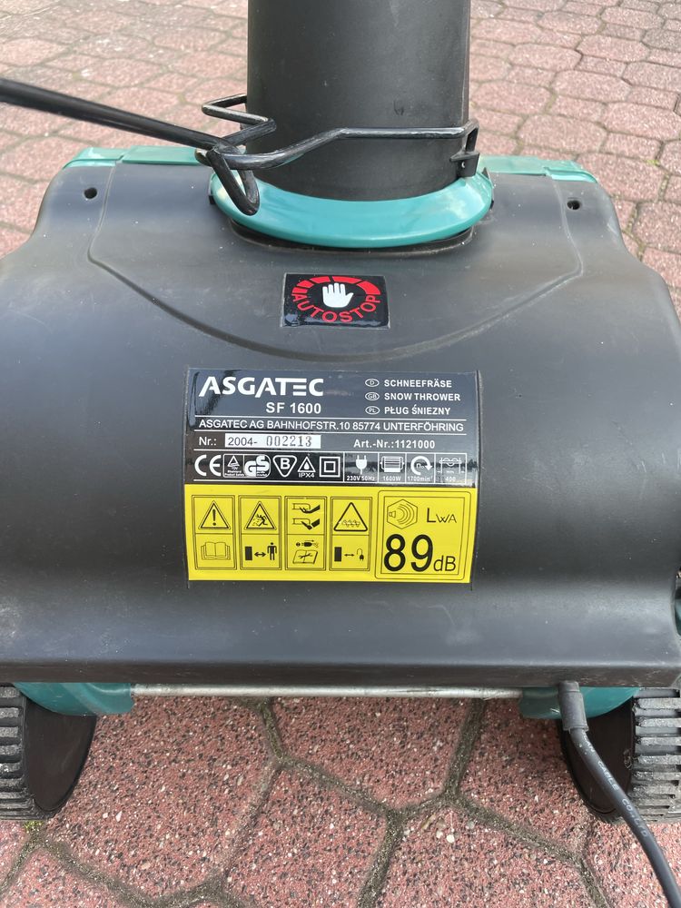 Odśnieżarka ASGATEC SF1600