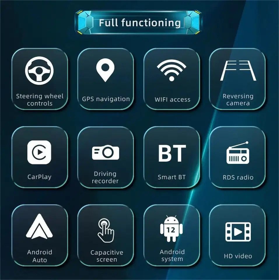Radio VW Skoda Seat | Android 13 | CarPlay | Android-Auto | 2GB / 32GB