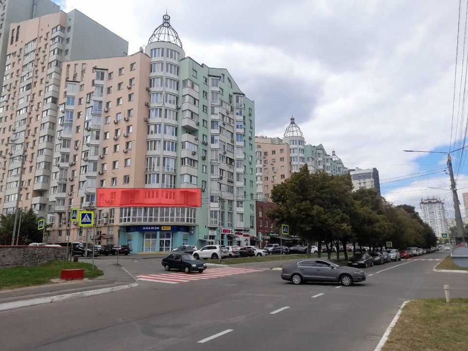 Вишгород Центр Суперфасад н/ф 72кв.м. Активний трафік