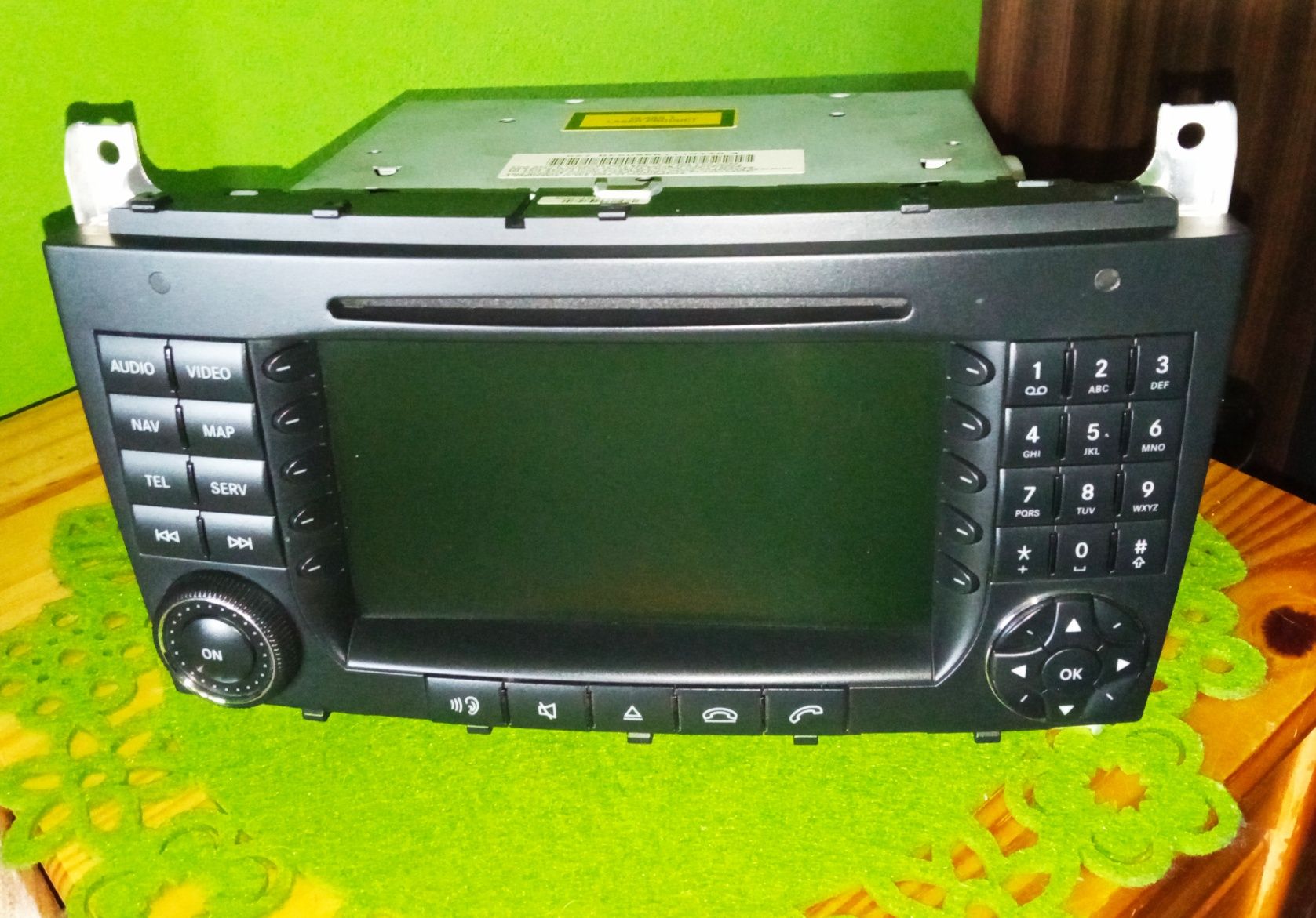 Mercedes W203 NAWIGACJA Radio Comand PL Menu Europa Ntg2