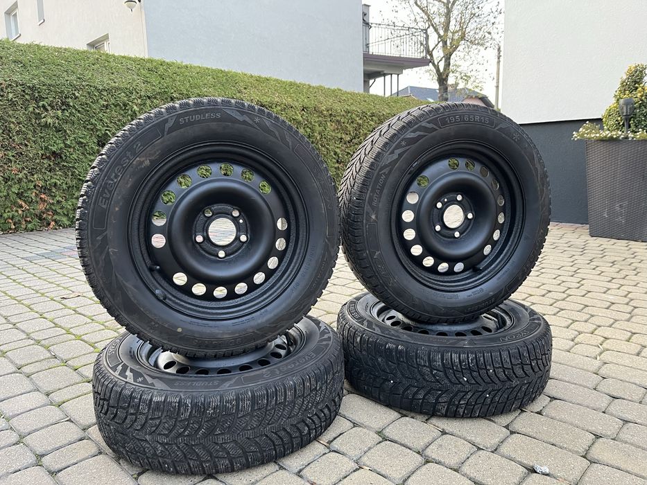 Koła Zimowe 5x110 65.1mm 195/65/15 22r Opel