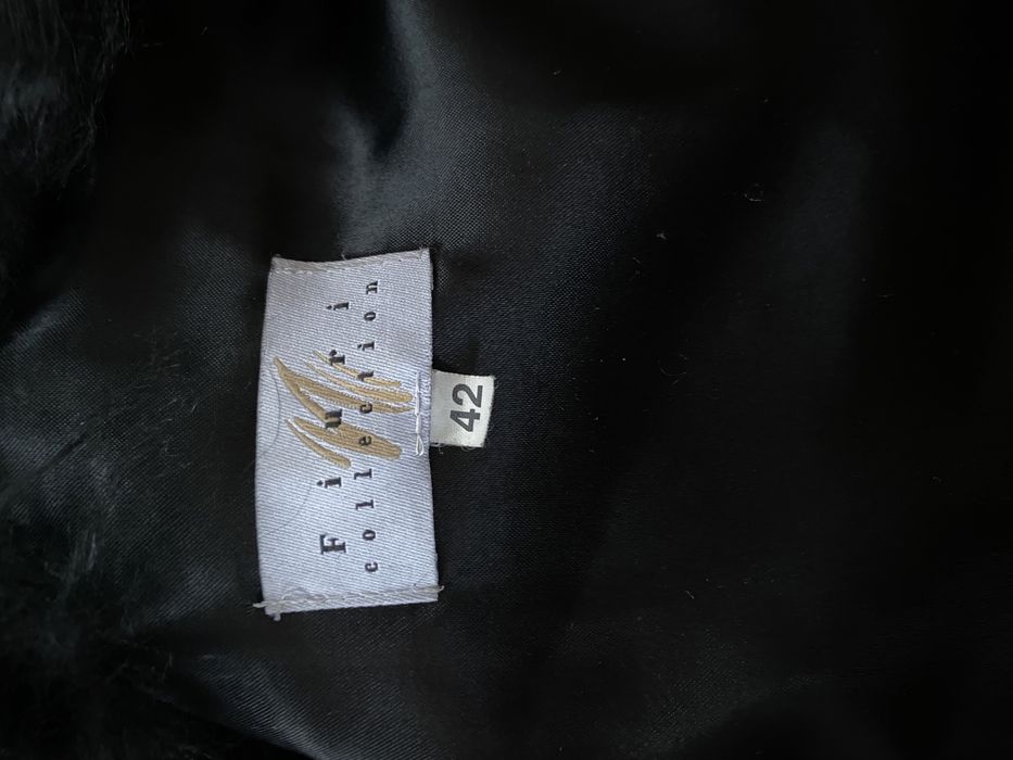 Kamizelka lama naturalna czarna XL