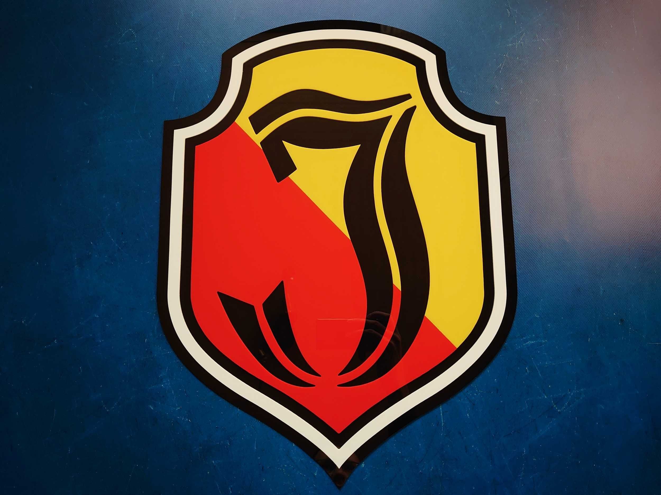 Herb Jagiellonia Białystok na ścianę prezent dla fana klubu dla męża