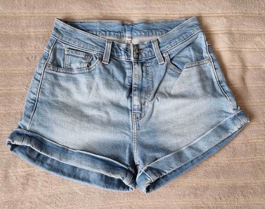 Krótkie spodenki jeansowe shorty Levi's rozm. S