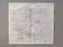 Mapa samochodowa Polski 1972 r dodatek dla Autostopowicza