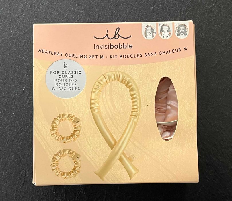 Wałek do kręcenia włosów + 2 gumki invisibobble