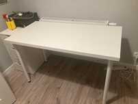 IKEA LAGKAPTEN / ADILS Biurko, biały, 120x60 cm