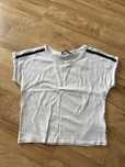 Krotki bialy top XS