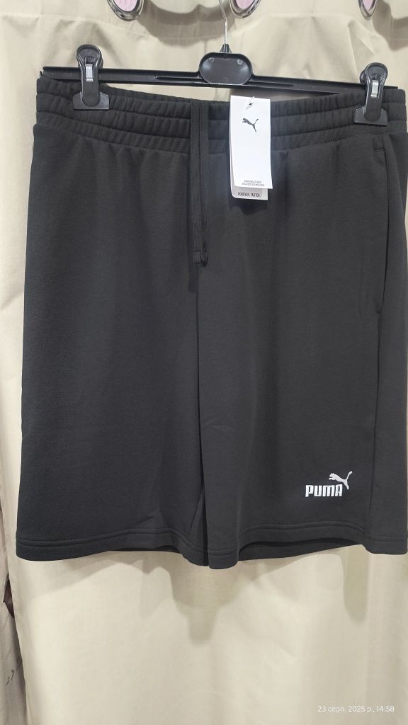 ОРИГІНАЛ шорти PUMA ESS Shorts 682594 01 спорт демісезоні чорні оріг