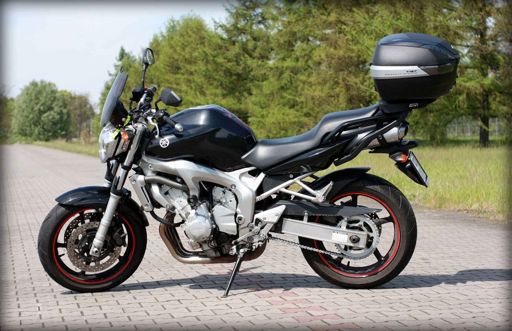 Yamaha FZ6 n naked, zadbany, niski przebieg, kufer