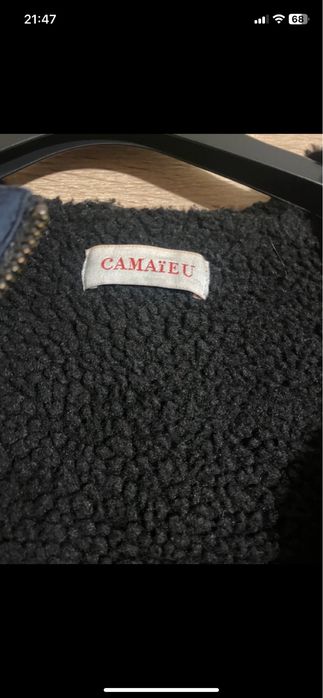 Granatowa kurtka camaeiu