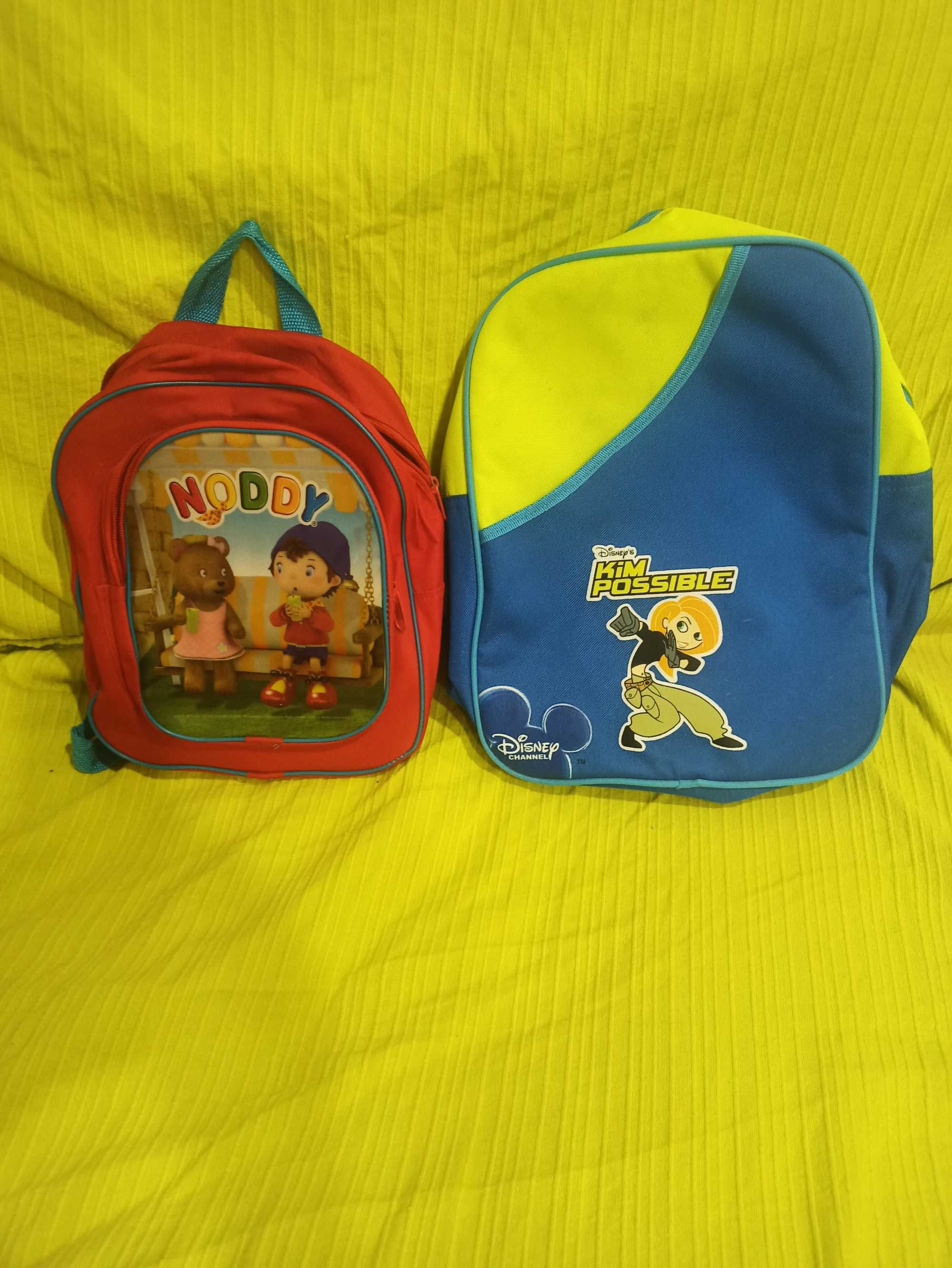 Mochilas criança Noddy/ kim possible disney Channel