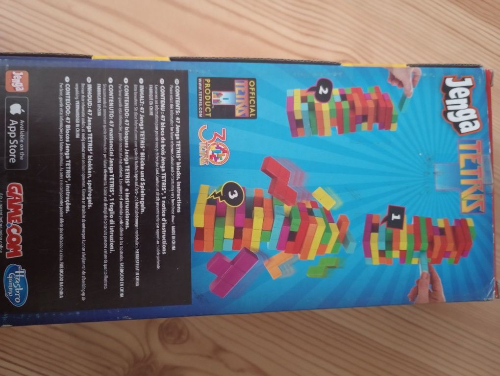 Gra jenga tetris